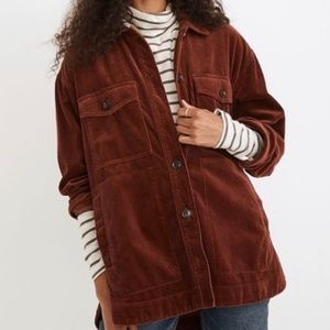 Madewell Yorkway Cotton Corduroy Shirt Jacket Size S